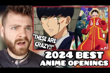 First Time Reacting to *NEW* ANIME OPENINGS & ENDINGS! | 2024 EDITION! | ANIME REACTION!