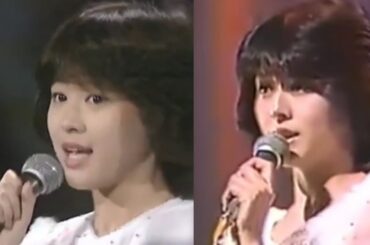 ひとり街角 / 小泉今日子　裸足の季節 / 松田聖子　なんとなく似ている初々しい１６歳のキョンキョンと１８歳の聖子ちゃん
