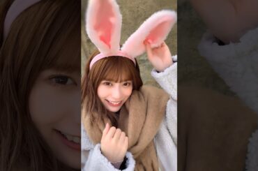 キミにたくさん甘えるぴょん🐰🍓 #日向坂46 #東村芽依 #うさぎ #shorts