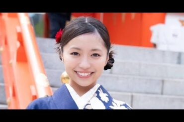 B1- 大原優乃の晴れ着姿に大反響 いつもと違う髪型&雰囲気に「見返り美人!」「かっこいい!」