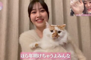 櫻坂46 向井純葉 ゲラで新年を迎えるいとちゃん 怯えるポッケくん