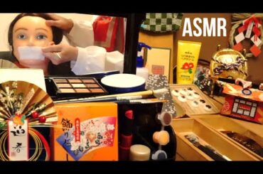 【ASMR】和装メイクロールプレイ(眼球掃除＆眼球交換あり)