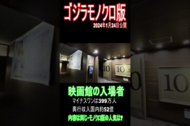 【モノクロ版特報】ゴジラ-1.0／C公開初日　浜辺美波さん談「ドキュメンタリーのような感覚と恐怖を味わえるそうです　これは観にいかなくては」とPR　福岡での入場者数は?　#Godzilla