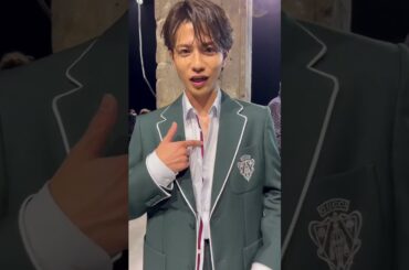 【#WWDJAPANメンズコレ取材】「#グッチ（#GUCCI）」 2024-25年秋冬メンズ・コレクションのショーに#志尊淳が来場。ファッションのポイントやショーで楽しみにしていることを聞きました🎤