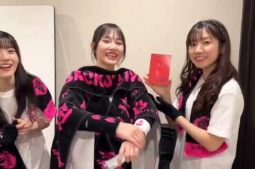 櫻坂46 ポストカード開封動画 7th Single BACKS LIVE !! 石森璃花 向井純葉 小田倉麗奈 バックスライブ