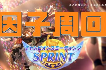 【#ウマ娘 】チャンミスプリント因子周回　今回の推し活や魔改造を考える