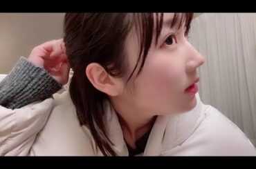 2024年01月20日21時42分12秒 甲斐 心愛（STU48）犬がGUCCIの服を着ていたことに驚いたココア