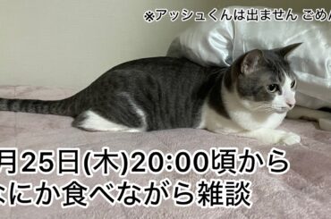 【第14回生配信】なにか食べながら雑談【佐々木琴子】