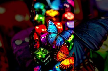 AIで描いた未知なる蝶たち。 butterfly✖︎AI art No.3 #shorts