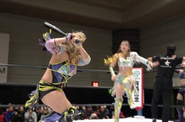 【スターダム】渡辺桃がバットを振りかざす！QQ vs 大江戸隊の前哨戦！-12.9大阪大会-【STARDOM】