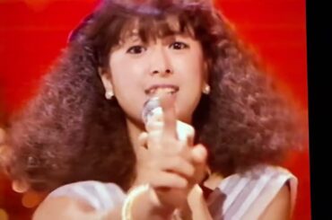 唇のプライバシー🎵河合奈保子さん🍏🍎🍏最優秀歌唱賞受賞🌸1984 秋🍂ヘアピース