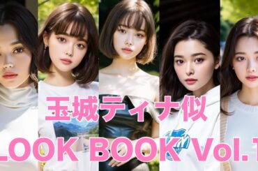 【玉城ティナ似】 LOOK BOOK Vol.1 #玉城ティナ #可愛い #そっくりさん #写真集 #lookbook