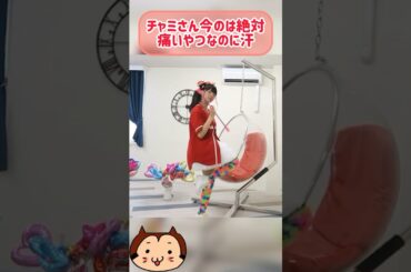 チャミさん今のは絶対痛いやつなのに汗#shorts