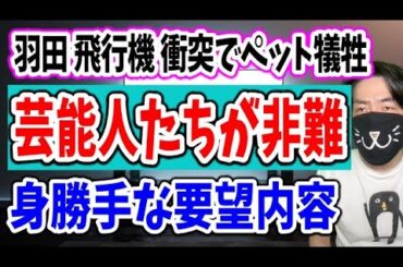 JAL機炎上で傲慢芸能人たちが理不尽非難！ペット貨物室に身勝手な反対の声続出
