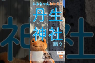 『丹生神社の旅』ep.13 埼玉県 丹生神社／日向坂46 丹生明里さん応援企画）