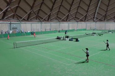 2021年IH テニス 女子ダブルス準々決勝 五十嵐唯愛・小畑莉音 四日市商(三重) vs 金子さら紗・中川由羅 浦和麗明(埼玉)