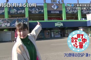 「町中華で飲ろうぜ」2/5(月)よる10時～後半は茜ちゃんが千葉・鎌ヶ谷へ！「ファイターズ鎌ヶ谷スタジアム」の近くでとことん飲っちゃいます☆BS-TBS