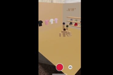 「3DCGとARを融合させたアパレルショップの制作」＜卒業＞研究　#blender #AR
