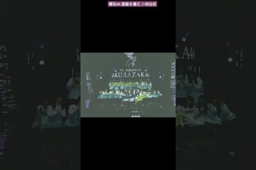 櫻坂46 齋藤冬優花 小林由依 たくさんたくさんありがとう。 卒業コンサート 欅坂46