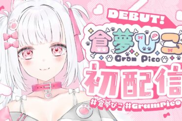 【初配信】はじめまして！ぴこちゃんかも！！【倉夢ぴこ / Phase Connect】