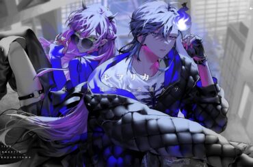 【歌ってみた】レプリカ feat. IKE / BAK 【covered by 水無世燐央 x 常闇トワ　Minase Rio x Tokoyami Towa 】