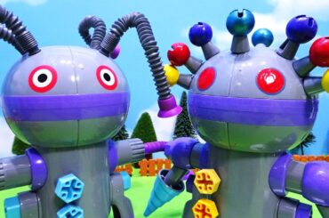 アンパンマン大ピンチ！ ズダダンダン、ポップチューブだだんだんが強すぎて顔が潰れて元気がでない！最強アンパンマンロボの飛び出すパンチ！ねじねじだだんだん、おもちゃアニメ、ごっこ遊び、ゆうぴょん