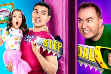 パパ vs 継父！裏庭に小さな家を作った！