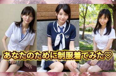 【HD】まだ制服着てもいいですか♡…あなたは何人目が好きですか？