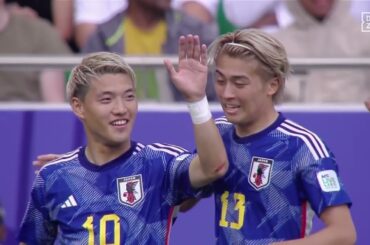 【速報】堂安律が先制ゴール！ 毎熊晟矢の弾丸ミドルが起点に｜AFCアジアカップ バーレーン×日本