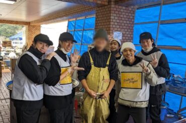東山紀之社長ら能登の被災地で炊き出し　井ノ原快彦、城島茂、Snow Man阿部亮平ら６人✨✨