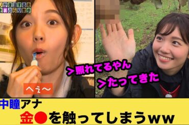 女子アナさん、金玉を触ってしまうｗｗｗｗｗ