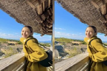 新着- 松井玲奈と吉野ヶ里遺跡でデート？リアコ確定！圧倒的彼女感がたまらない！