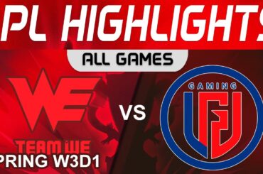 WE vs LGD Highlights ALL GAMES LPL Spring Split 2024 Team WE vs LGD Gaming by Onivia
