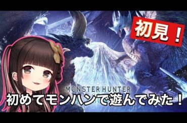 【MHWI実況】初めてモンハンで遊んでみた！