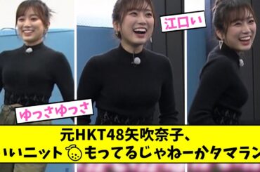 元HKT48矢吹奈子、ふんわりしたニットパイを所有していた【2ch,5chなんJまとめ】