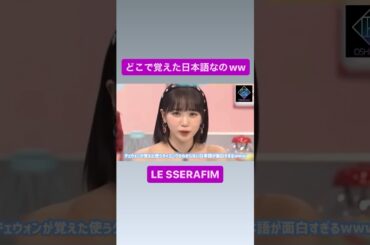 チェウォンに変な日本語教えてるの誰ですかww #lesserafim #チェウォン