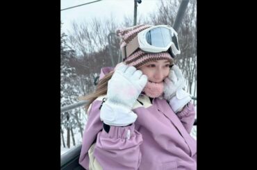 日向坂46 佐々木久美 東村芽依 スノボまた行きたい♪