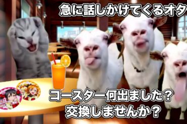 ラブライブのコラボカフェ【猫ミーム】 #猫マニ #猫ミーム