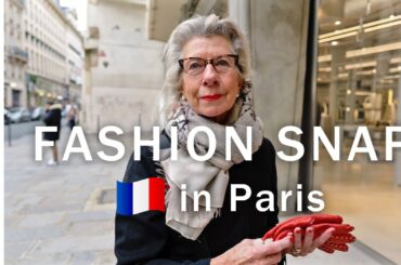【ファッションスナップinパリ🇫🇷】パリのマダム4人に聞く 小物使いで差をつける冬コーデ |Street style in Paris