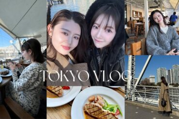 【コラボ】可愛いめいめいとテラスランチ🥗/新着の春服紹介🙆‍♀️🌸久々の休日が充実し過ぎた☺️🩷