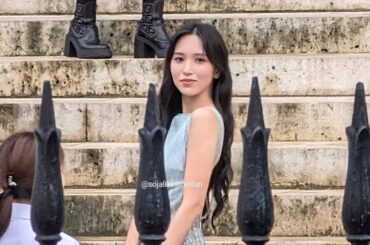 Mina (TWICE/MiSaMo) @ Fendi Paris fashion show 240125