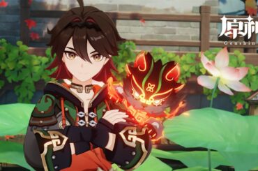 【原神】キャラクター実戦紹介　嘉明(CV：小松昌平)「吉兆の彩り浴びて」
