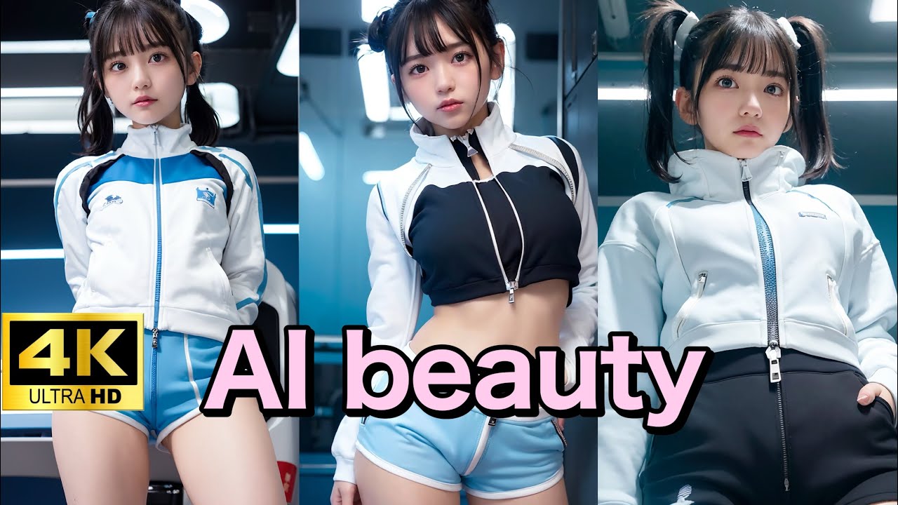 【4K】ジムでいつも一緒になるショーパンの子 #aiart 【4K】ジムでいつも一緒になるショーパンの子 #aiart