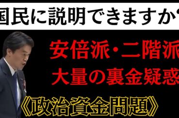 《小西洋之 議員》裏金事件は犯罪です！2大派閥の収支報告書は暴けるのか??
