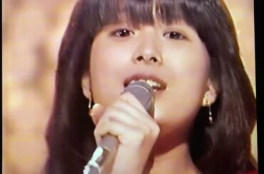 愛をください🎵河合奈保子さん🌺１８歳にして純白の天使の歌姫は最優秀歌唱賞最有力候補に‼️ヤンヤン⭕️スタジオ⭐️1982.4
