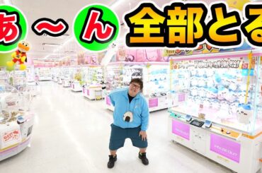 【お金無制限!!】クレーンゲームで『あ』から『ん』まで50音を全部とったら今までで一番過酷だったwww