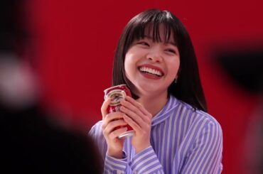 岸井ゆきの　TVCM「新しい本麒麟はじまる 登場」メイキング