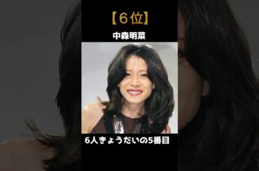 実は兄弟姉妹が多くて驚いた芸能人#雑学 #shorts