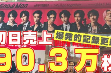 【祝】Snow Man10枚目シングルが初日売上で異常な結果を残してしまった件