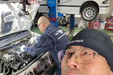 少佐ライブ0216！ジムニーエンジン載せ替え！山田社長の作業を見守り隊？day01